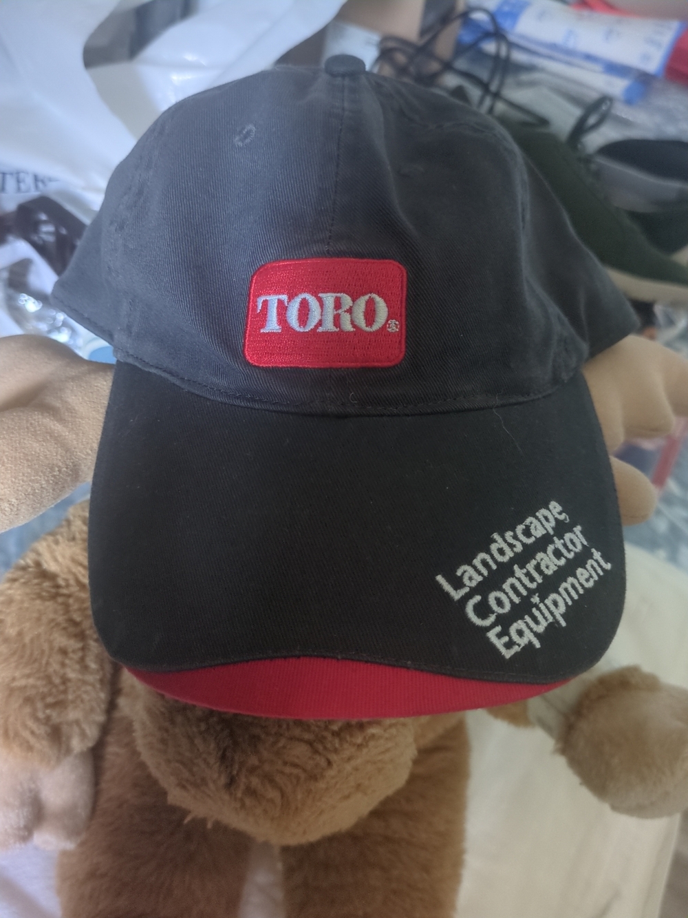 Toro Black & Red Landscape Contractor Equipment Baseball Cap